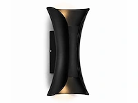 4 x led buiten wandlamp – 10w – 4200k neutraal wit - zwart – ip65 – marvel-10 - afbeelding 8 van  15