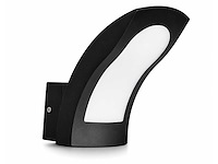 4 x led buiten wandlamp – 15w – 4200k neutraal wit - zwart – ip65 – superb - afbeelding 11 van  13