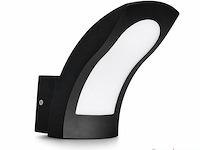 4 x led buiten wandlamp – 15w – 4200k neutraal wit - zwart – ip65 – superb - afbeelding 2 van  5
