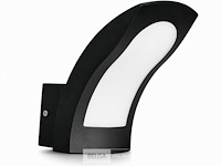 4 x led buiten wandlamp – 15w – 4200k neutraal wit - zwart – ip65 – superb - afbeelding 3 van  6