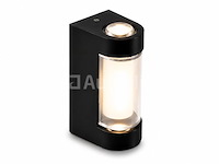 4 x led buiten wandlamp – 6w – 4200k neutraal wit - zwart – ip65 – vector-6 - afbeelding 5 van  5