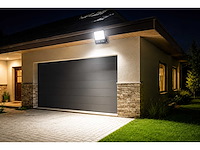 4 x led floodlight 200w – 6400k koud wit - zwart – ip65 – borneo-200 - afbeelding 3 van  5