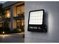 4 x led floodlight 200w – 6400k koud wit - zwart – ip65 – borneo-200