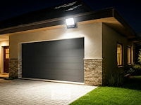 4 x led floodlight 200w – 6400k koud wit - zwart – ip65 – borneo-200 - afbeelding 4 van  6