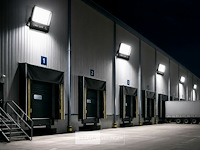 4 x led floodlight 300w – 6400k koud wit - zwart – ip65 – borneo-300 - afbeelding 4 van  6