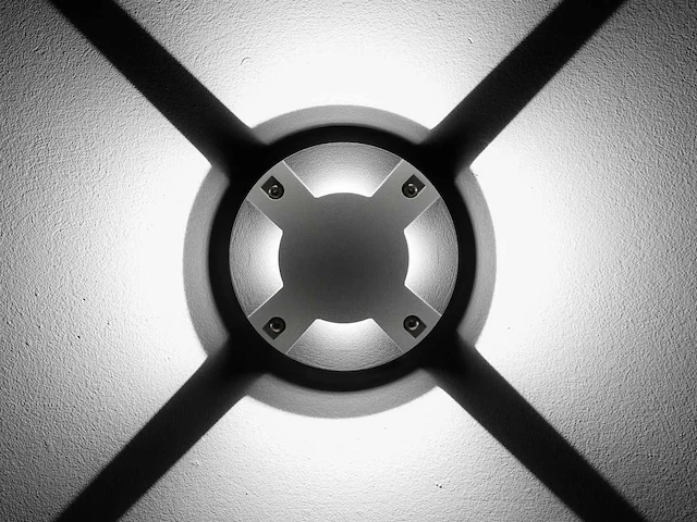 4 x led grond spot rond zilver - afbeelding 1 van  7