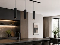 4 x led hangspot voor magnetische rail – 48v – 20w – 3000k warm wit - afbeelding 2 van  6