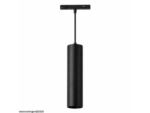 4 x led hangspot voor magnetische rail – 48v – 20w – 3000k warm wit - afbeelding 3 van  6