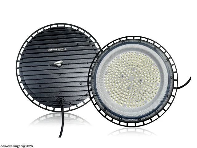 4 x led highbay ufo – 250w – 4000k neutraal wit – ip65 – agree-250 - afbeelding 5 van  6