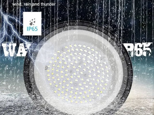 4 x led highbay ufo – 250w – 6500k koud wit – ip65 – agree-250 - afbeelding 4 van  5