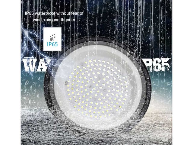 4 x led highbay ufo – 250w – 6500k koud wit – ip65 – agree-250 - afbeelding 1 van  5
