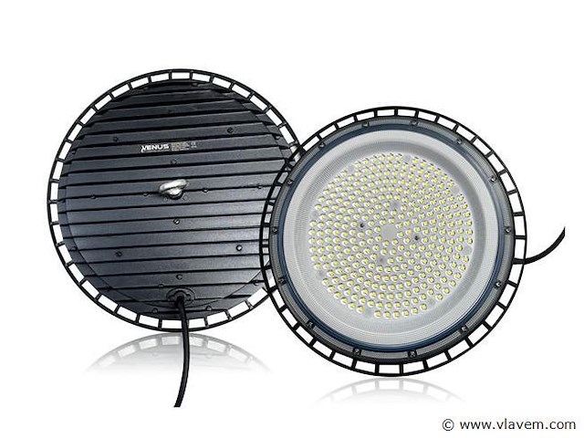 4 x led highbay ufo – 250w – 6500k koud wit – ip65 – agree-250 - afbeelding 4 van  5