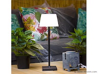 4 x led jammin oplaadbare tafellampen zwart/wit - afbeelding 7 van  8