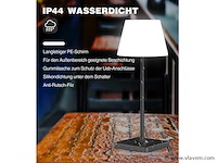 4 x led jammin oplaadbare tafellampen zwart/wit - afbeelding 8 van  10
