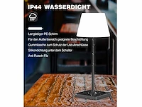 4 x led jammin oplaadbare tafellampen zwart/wit - afbeelding 8 van  9