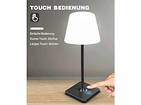 4 x led jammin oplaadbare tafellampen zwart/wit - afbeelding 6 van  9