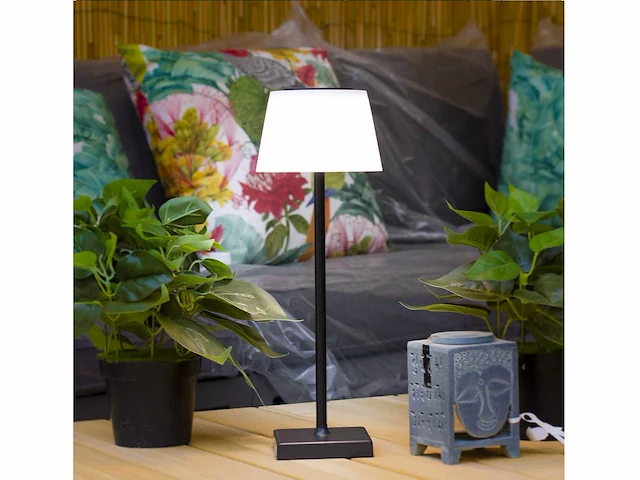 4 x led jammin oplaadbare tafellampen zwart/wit - afbeelding 8 van  9