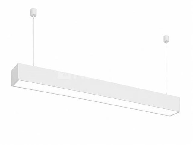 4 x led lineaire hanglamp 60w – 3cct instelbaar - wit – fortis-60 3cct - afbeelding 2 van  5