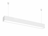 4 x led lineaire hanglamp 60w – 3cct instelbaar - wit – fortis-60 3cct - afbeelding 2 van  5