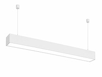 4 x led lineaire hanglamp 60w – 3cct instelbaar - wit – fortis-60 3cct - afbeelding 2 van  5