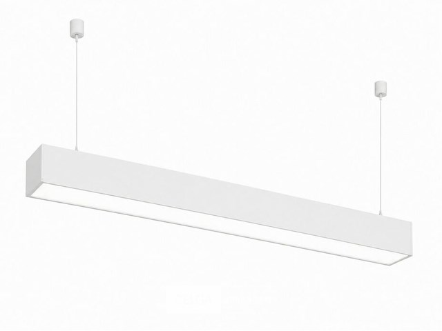 4 x led lineaire hanglamp 60w – 3cct instelbaar - wit – fortis-60 3cct - afbeelding 3 van  6