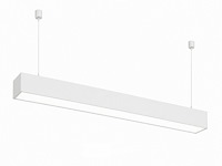 4 x led lineaire hanglamp 60w – 3cct instelbaar - wit – fortis-60 3cct - afbeelding 3 van  6