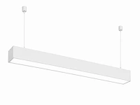 4 x led lineaire hanglamp 60w – 3cct instelbaar - wit – fortis-60 3cct - afbeelding 2 van  5