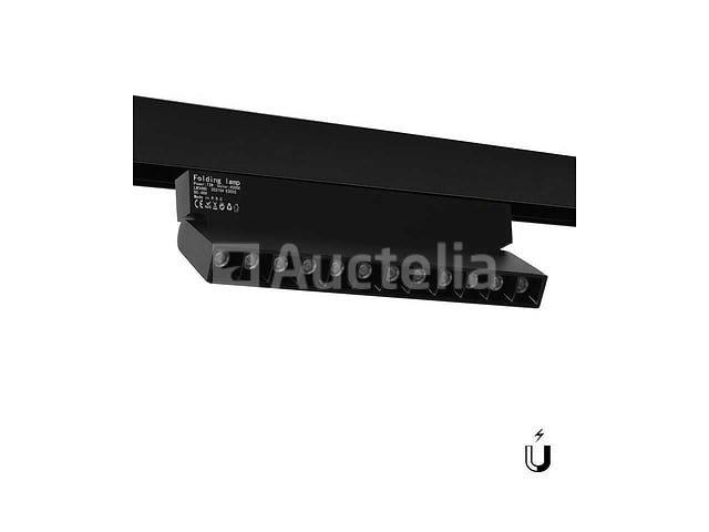4 x led lineaire spot voor magnetische rail – 48v – 12w – 4000k neutraal wit – alfa - afbeelding 4 van  5