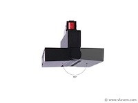 4 x led lineaire spot voor magnetische rail – 48v – 12w – 4000k neutraal wit – alfa - afbeelding 2 van  5