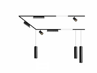 4 x led lineaire spot voor magnetische rail – 48v – 12w – 4000k neutraal wit – alfa - afbeelding 6 van  6