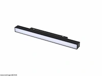 4 x led lineaire spot voor magnetische rail – 48v – 15w – 4000k neutraal wit – mora - afbeelding 4 van  6