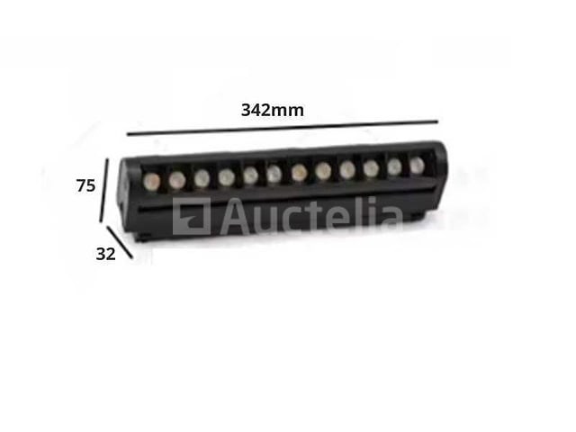 4 x led lineaire spot voor magnetische rail – 48v – 18w – 4000k neutraal wit – alfa - afbeelding 4 van  5