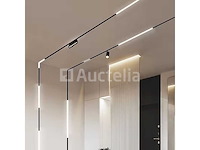 4 x led lineaire spot voor magnetische rail – 48v – 18w – 4000k neutraal wit – alfa - afbeelding 5 van  5