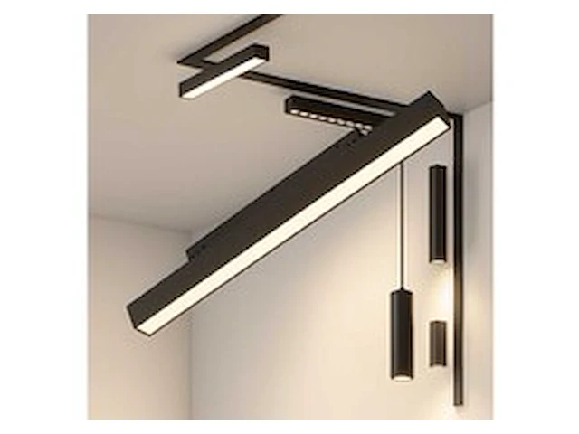 4 x led lineaire spot voor magnetische rail – 48v – 20w – 4000k neutraal wit – mora - afbeelding 1 van  6