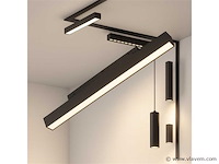 4 x led lineaire spot voor magnetische rail – 48v – 20w – 4000k neutraal wit – mora - afbeelding 1 van  5
