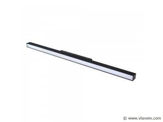 4 x led lineaire spot voor magnetische rail – 48v – 20w – 4000k neutraal wit – mora - afbeelding 2 van  5