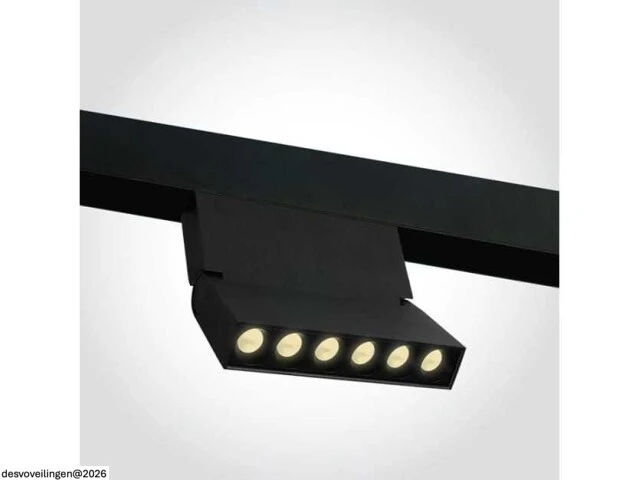 4 x led lineaire spot voor magnetische rail – 48v – 6w – 4000k neutraal wit – libra - afbeelding 5 van  5