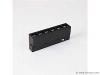 4 x led lineaire spot voor magnetische rail – 48v – 6w – 4000k neutraal wit – libra - afbeelding 2 van  4
