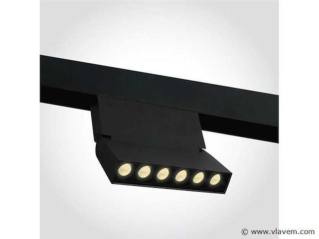 4 x led lineaire spot voor magnetische rail – 48v – 6w – 4000k neutraal wit – libra - afbeelding 4 van  4