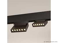 4 x led lineaire spot voor magnetische rail – 48v – 6w – 4000k neutraal wit – libra - afbeelding 1 van  4