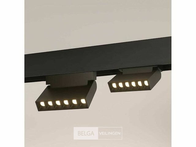 4 x led lineaire spot voor magnetische rail – 48v – 6w – 4000k neutraal wit – libra - afbeelding 1 van  5