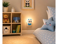 4 x led nachtlamp 1w – 2cct instelbaar - panda design – ip20 – andy 2cct - afbeelding 9 van  15