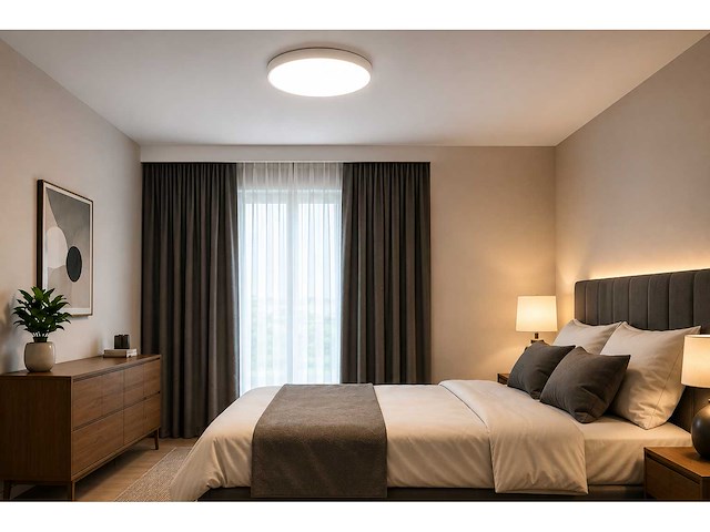 4 x led plafondlamp 32w – 3cct verstelbaar - wit – ip20 – hazel-32 3cct - afbeelding 1 van  5