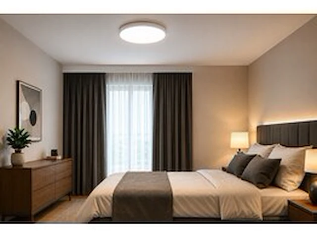 4 x led plafondlamp 32w – 3cct verstelbaar - wit – ip20 – hazel-32 3cct - afbeelding 1 van  6