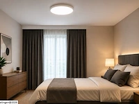 4 x led plafondlamp 32w – 3cct verstelbaar - wit – ip20 – hazel-32 3cct - afbeelding 2 van  6