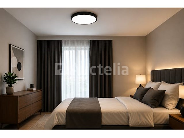 4 x led plafondlamp 32w – 3cct verstelbaar - zwart – ip20 – hazel-32 3cct - afbeelding 5 van  5