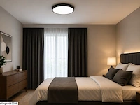 4 x led plafondlamp 32w – 3cct verstelbaar - zwart – ip20 – hazel-32 3cct - afbeelding 2 van  6