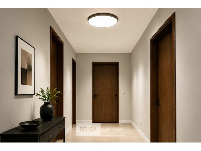 4 x led plafondlamp 32w – 3cct verstelbaar - zwart – ip20 – hazel-32 3cct - afbeelding 4 van  6