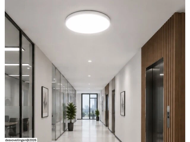 4 x led plafondlamp 40w – 3cct verstelbaar - wit – ip20 – hazel-40 3cct - afbeelding 2 van  6