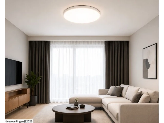 4 x led plafondlamp 40w – 3cct verstelbaar - wit – ip20 – hazel-40 3cct - afbeelding 4 van  6
